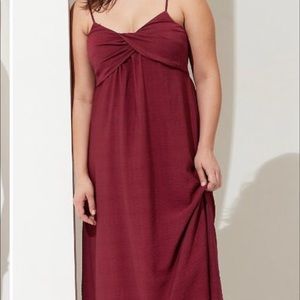 Banana Republic Petite twisted maxi dress